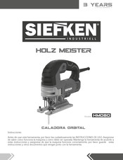 Siefken holz meister HMO8O Instrucciones