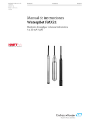 Endress+Hauser HART Waterpilot FMX21 Manual De Instrucciones