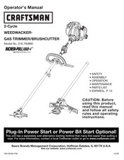 Craftsman WEEDWACKER 316.795860 Manual Del Operador