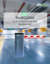 ZKTeco ProBG2000 Manual Del Usuario