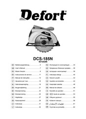 Defort DCS-185N Instrucciones De Servicio