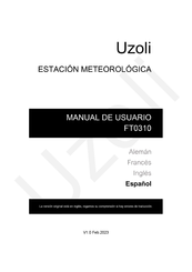 Uzoli FT0310 Manual De Usuario