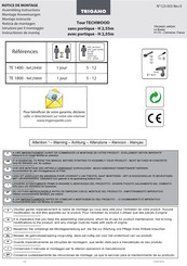 Trigano TE 1400 Instrucciones De Montaje