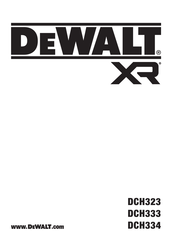 DeWalt DCH334 Traducido De Las Instrucciones Originales