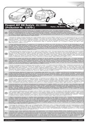 ECS Electronics PE-052-D1 Instrucciones De Montaje