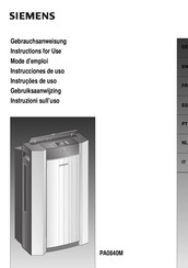 Siemens PA0840M Instrucciones De Uso