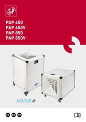 S&P AIRPUR PAP 850 H14 Manual