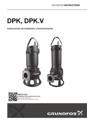 Grundfos DPK.V.80.80.75.2.5.1D Instrucciones De Instalación Y Funcionamiento