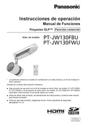 Panasonic PT-JW130FWU Instrucciones De Operación