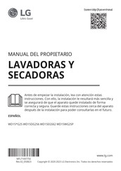 LG WD15WG2SP Manual Del Propietário