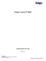 Dräger X-plore 8000 Manual Del Usuario