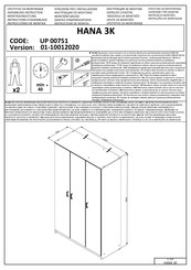 Forma Ideale HANA 3K Instrucciones De Montaje