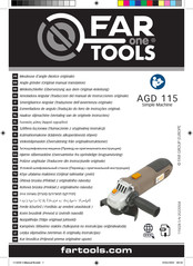 Far Tools one AGD 115 Traduccion Del Manual De Instrucciones Originale