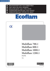 Ecoflam Multiflam 1000.1 Manual Del Usuario