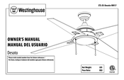 Westinghouse ETL-ES-Desoto-WH17 Manual Del Usuario