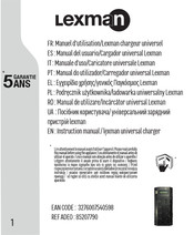 LEXMAN 85207790 Manual Del Usuario