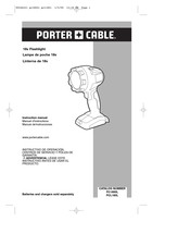 Porter Cable PC1800L Manual De Instrucciones