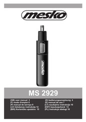 Mesko MS 2929 Manual De Uso