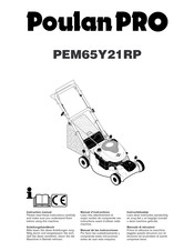 Poulan Pro PEM65Y21RP Manual De Las Instrucciones