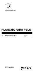 Imetec M5001 Instrucciones De Uso