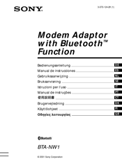 Sony BTA-NW1 Manual De Instrucciones