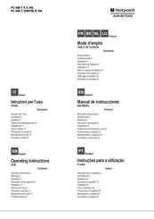 Hotpoint Ariston PC 640 T E X HA PC 640 T GW PB R HA Manual De Instrucciones