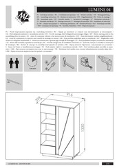 ML MEBLE LUMENS 04 Instrucciones De Montaje