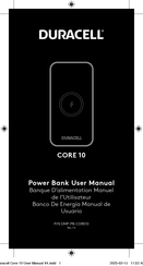 Duracell CORE 10 Manual De Usuario