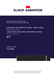 Elnur Gabarron IFF-2600 Instrucciones De Instalacion Y Uso