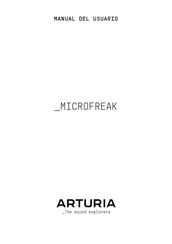 Arturia MICROFREAK Manual Del Usuario