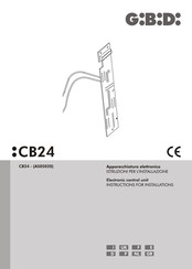 GiBiDi CB25 Instrucciones De Instalación