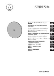 Audio-Technica ATND8734a Manual De Usuario