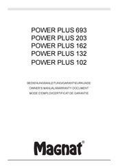 Magnat POWER PLUS 132 Manual De Instrucciones