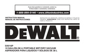 DeWalt DXV10P Manual De Instrucciones