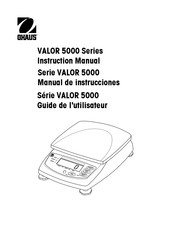 OHAUS VALOR 5000 Serie Manual De Instrucciones