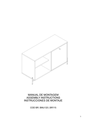 BRV MÓVEIS BMU120 Instrucciones De Montaje