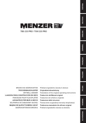 Menzer TBS 225 PRO Traducción Del Manual Original