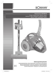 BOMANN BS 958 CB Instrucciones De Servicio/Garantía