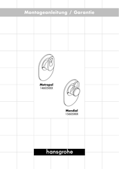 Hansgrohe Mondial 15605 Serie Instrucciones De Instalación