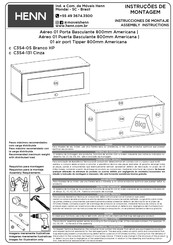 HENN C354-05 Branco HP Instrucciones De Montaje