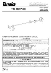 Tanaka TCG 23ECP SL Instrucciones De Seguridad Y Manual De Instrucciones