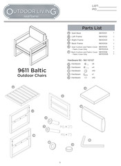 Real Flame Outdoor Living 9611 Baltic Instrucciones De Montaje