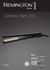 Remington Ceramic Slim 210 Manual Del Usuario