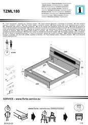 Forte TZML180 Instrucciones De Montaje