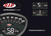 SIP SPEEDO-REVCOUNTER 2.0 Instrucciones