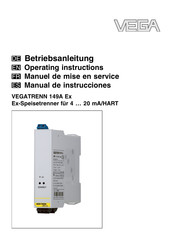 Vega VEGATRENN 149A Ex Manual De Instrucciones