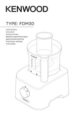 Kenwood MultiPro Compact FDM302SS Instrucciones