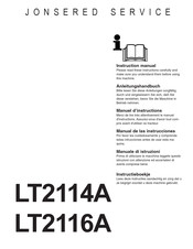 Jonsered LT2116A Manual De Las Instrucciones