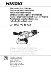 HIKOKI G 13YC2 Instrucciones De Manejo