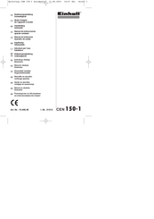 Einhell CEN 150-1 Manual De Instrucciones